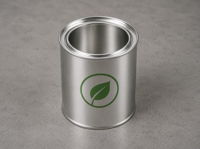 Envase de metal sostenible